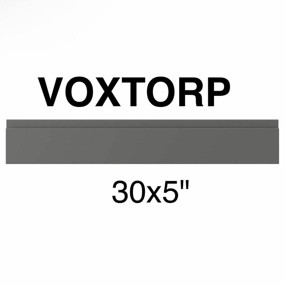 IKEA VOXTORP Drawer Front Dark Gray 30x5" 704.561.76